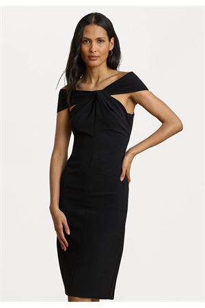 Takota Short-Short Sleeve-Cocktail Dress-Double Cr LAUREN RALPH LAUREN | Abito | 253982167001